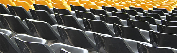 Sitzschalen im Westfalenstadion
