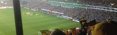 Gästeblock im Weserstadion in Bremen