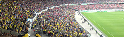 Gästeblock der HDI Arena in Hannover