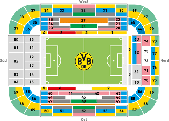 Bvb Stadion Sitzplan